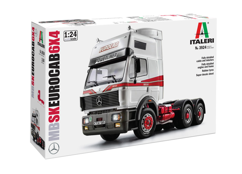 Italeri Mercedes Benz SK Eurocab 6x4 Truck 1/24 kit