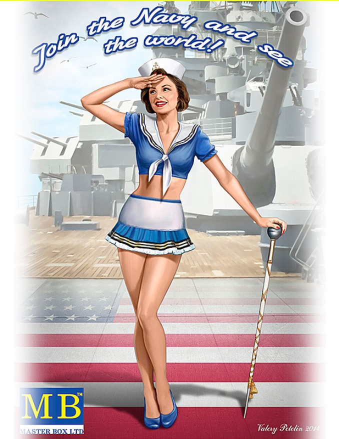 Master Box LTD Pin-up series Kit No.4 Suzie 1/24