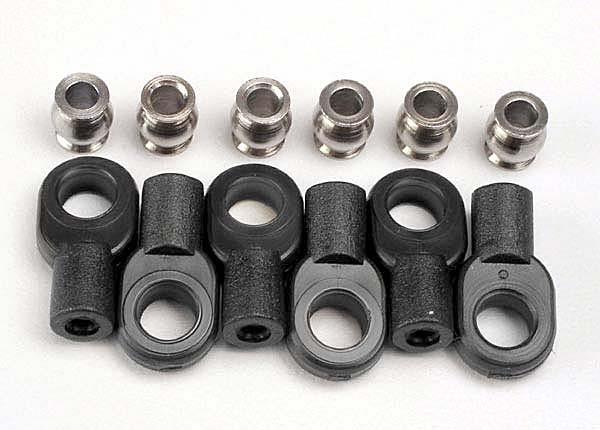 Traxxas Rod ends short (6)/ hollow balls (6)