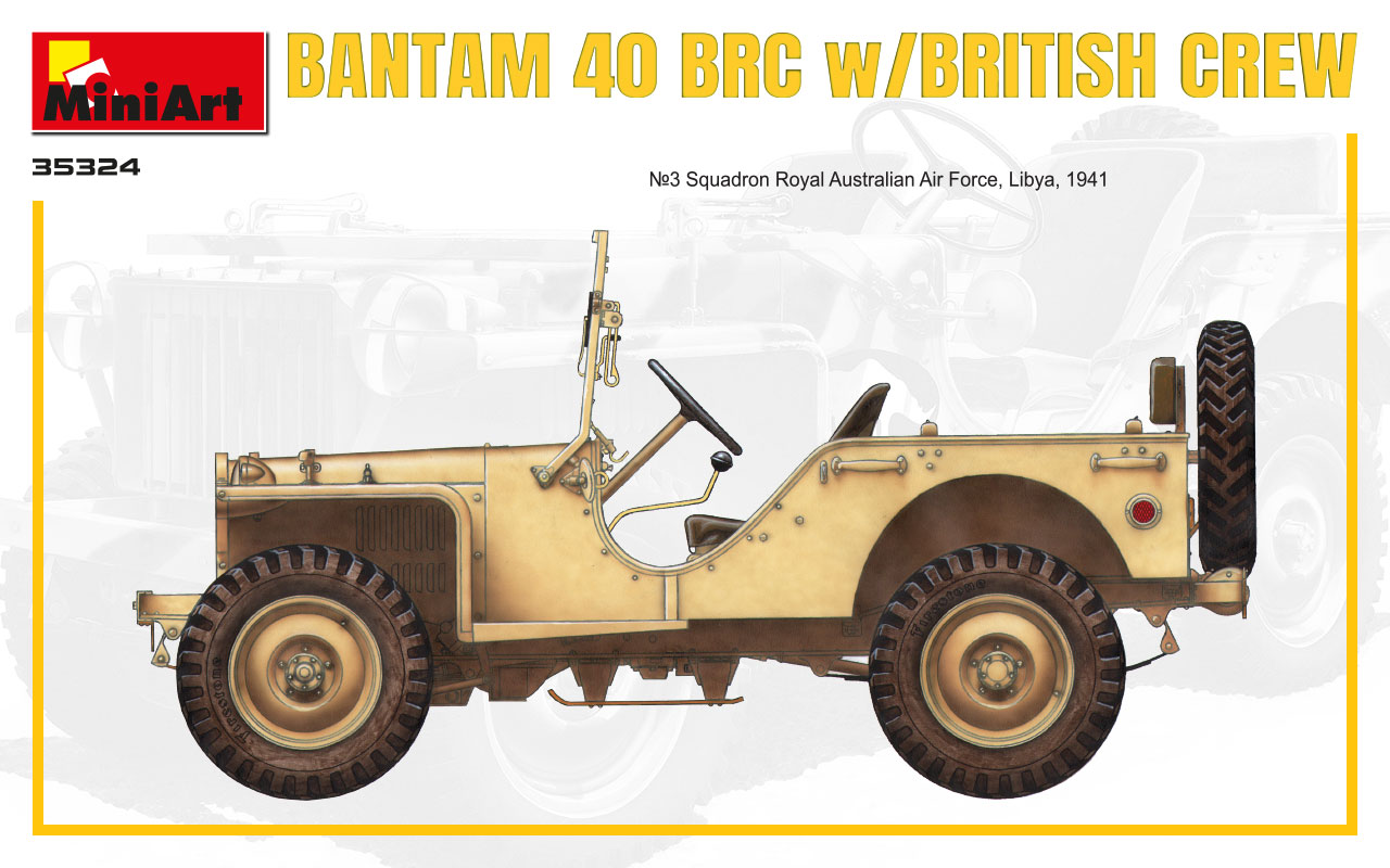 MiniArt Bantam 40 BRC w/British Crew 1/35