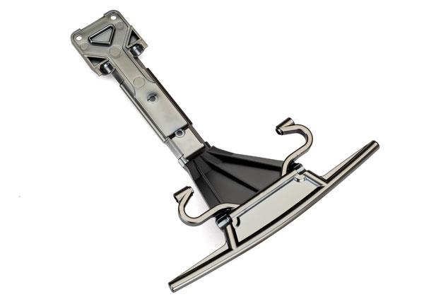 Traxxas Skidplate front (plastic) (satin black chrome-plated)