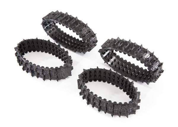 Traxxas Treads Deep-Terrain TRX-4 Traxx (Complete Set Front & Rear) (Rubber) (4)