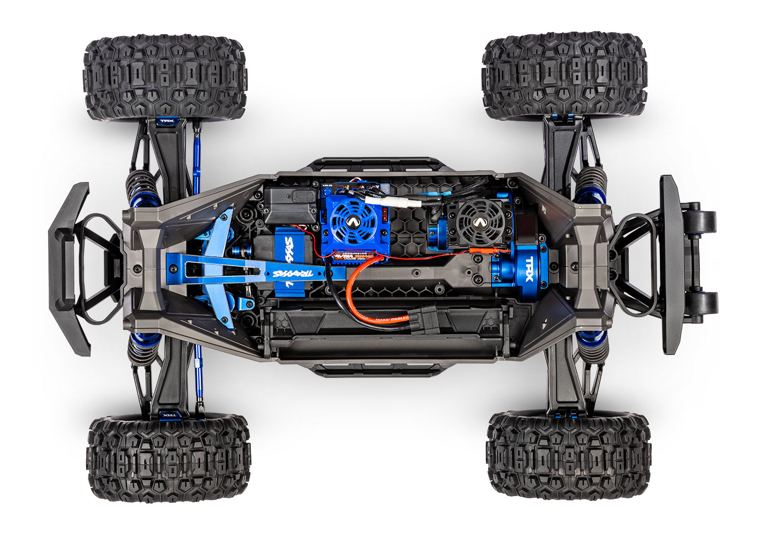Traxxas Maxx Ultimate 4WD Brushless Electric Monster Truck VXL-4S TQi Blue 1/8