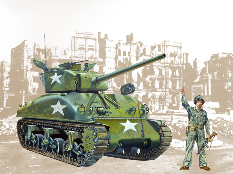 Italeri M4A1 Sherman 1/35