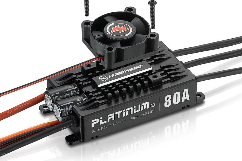 Hobbywing Platinum Pro 80A ESC V4 3-6s 7A BEC