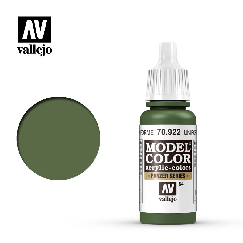 70922 Vallejo Uniform Green Model Color 17ml