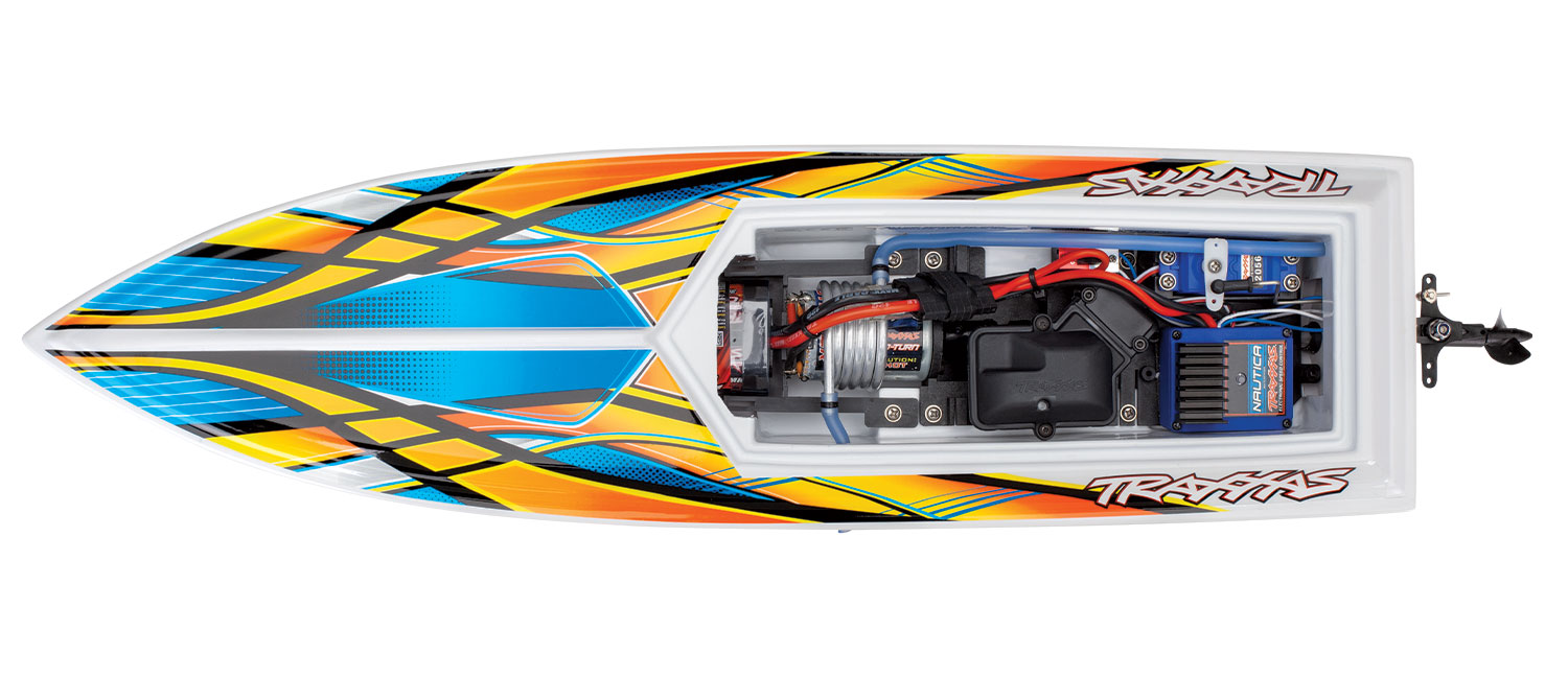 Traxxas Blast High Performance Boat TQ (incl. battery/charger) Orange