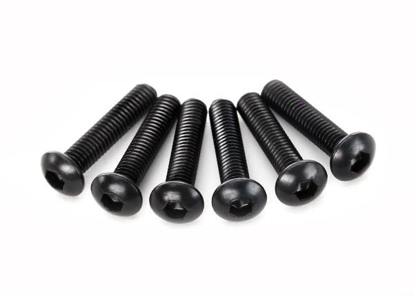 Traxxas Screws 3x14mm button-head machine (hex drive) (6)