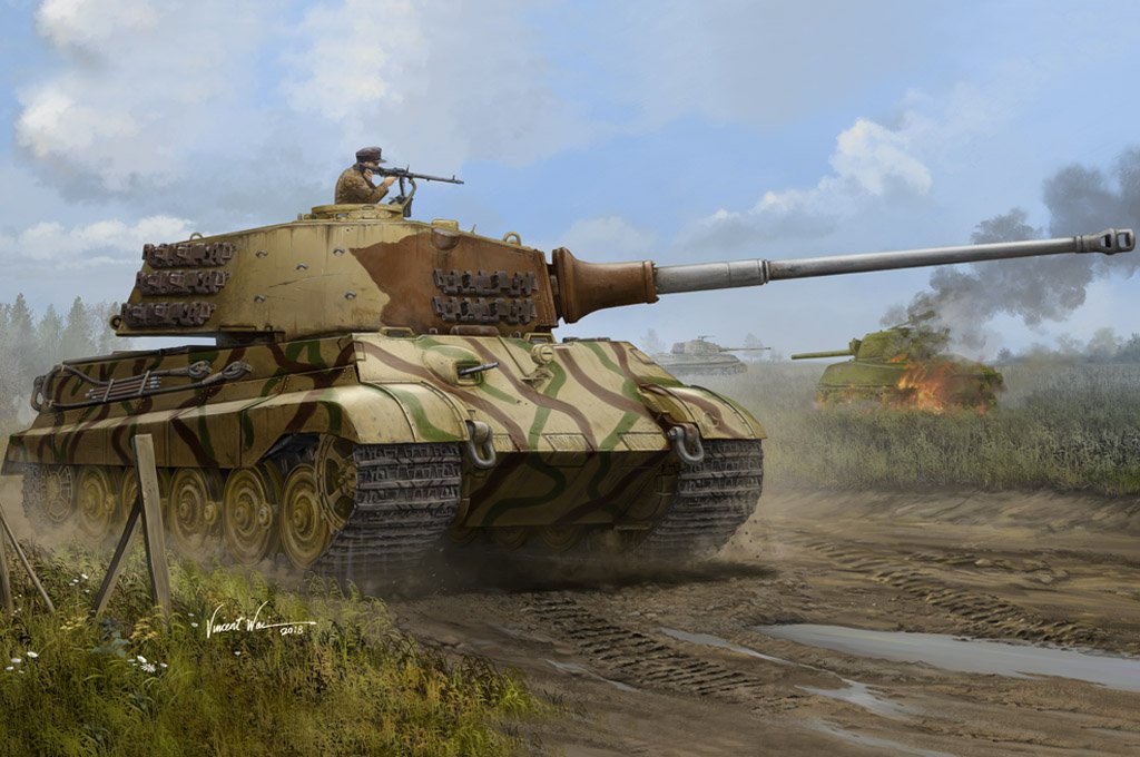 HobbyBoss PzKpfw.VI Sd.Kfz 182 Tiger II (Henschel July-1945 Production) 1/35