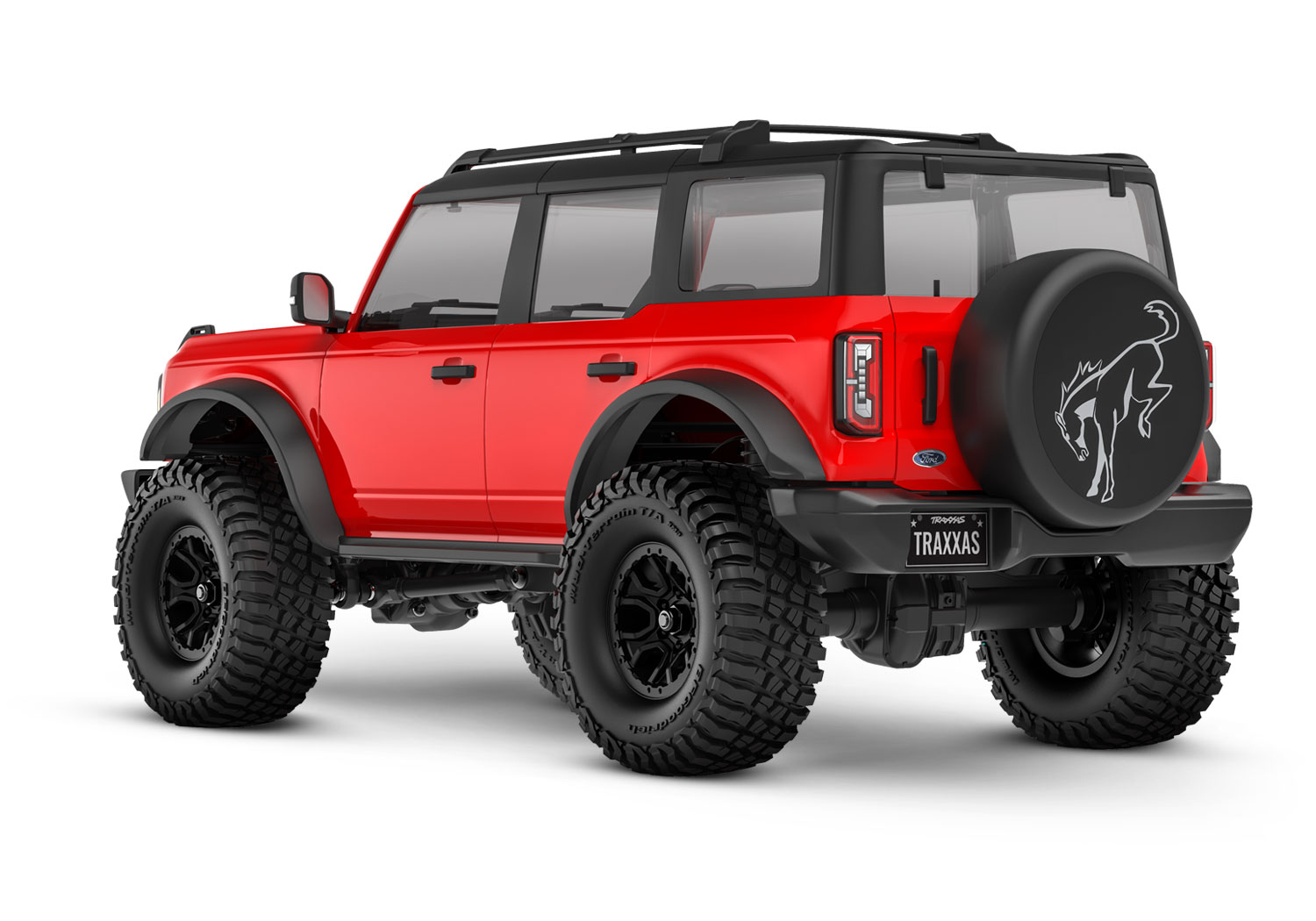 Traxxas TRX-4M Bronco 4WD Electric Scale and Trail Crawler with TQ 1/18 RED
