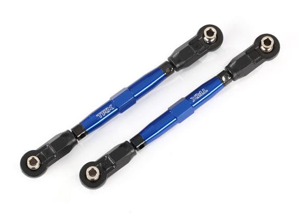 Traxxas Toe links front (TUBES blue-anodized 7075-T6 aluminum stronger than titanium)