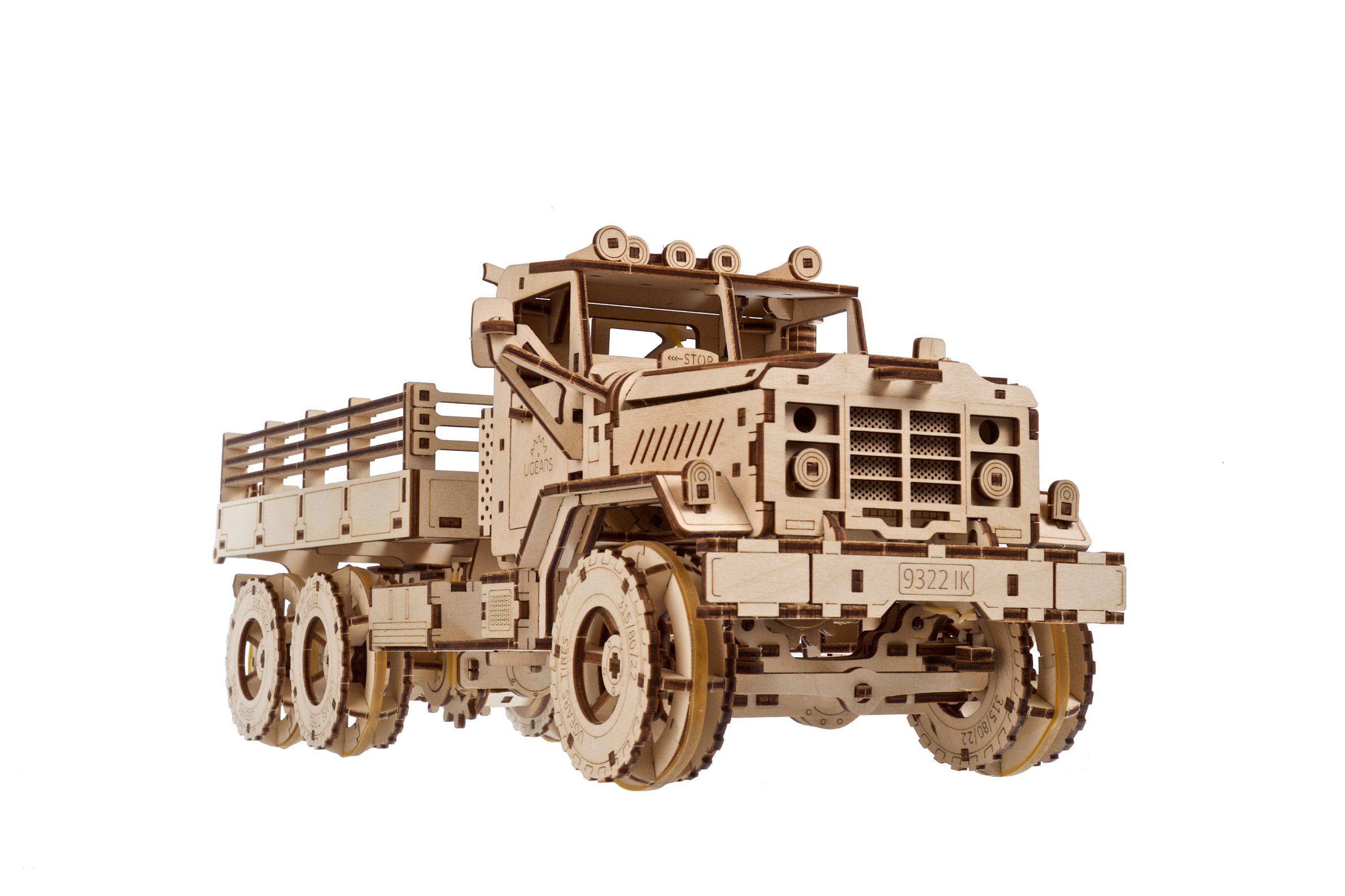 U-Gears Cargo Truck mechanisch houten bouwpakket
