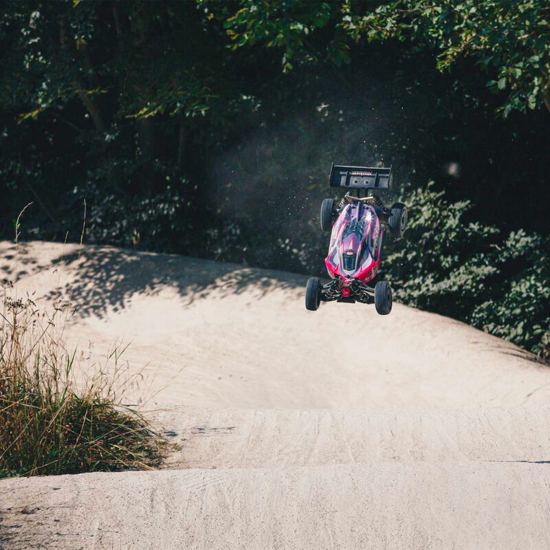 Arrma TLR Tuned TYPHON 4X4 Roller Buggy 1/8 Pink/Purple