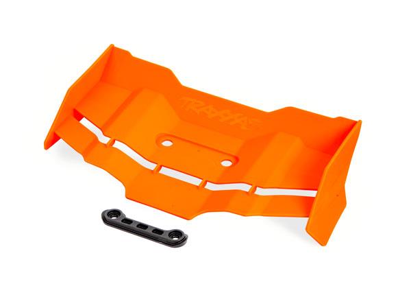 Traxxas Wing/ wing washer for Sledge Orange