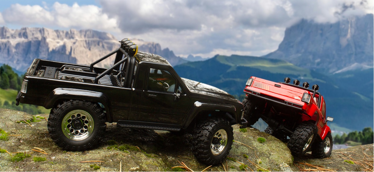 HPI Venture 18 Toyota Hilux SR5 Crawler Black 1/18