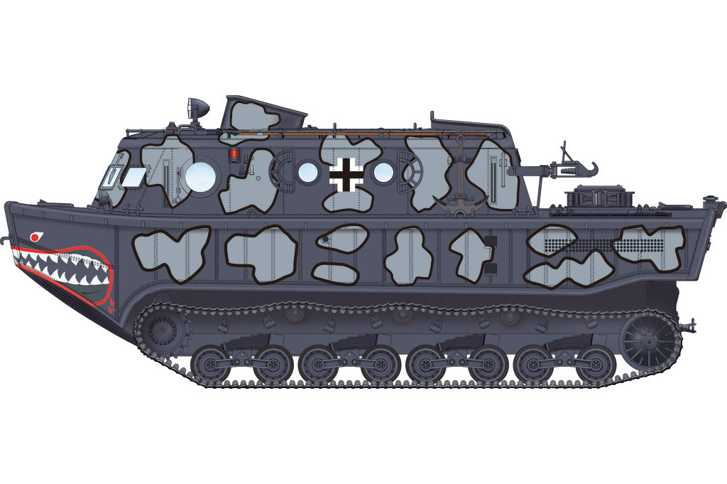 HobbyBoss German Land-Wasser-Schlepper (LWS) Medium production 1/72