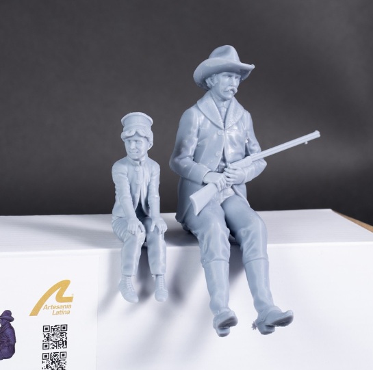 Artesania Latina Set van 4 Figuren in Resin voor Stagecoach 1/12
