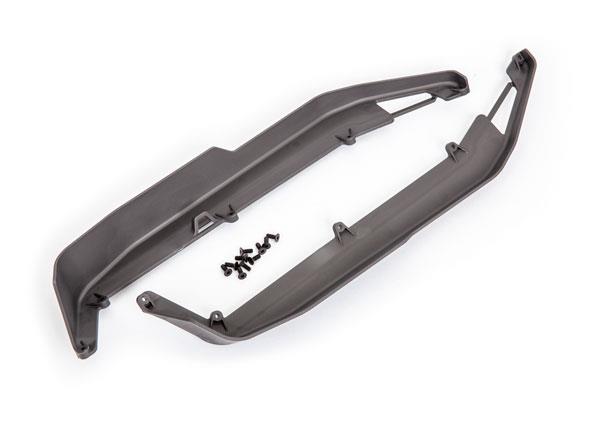 Traxxas Side guards chassis (left and right)/ 3x8 CCS (10)